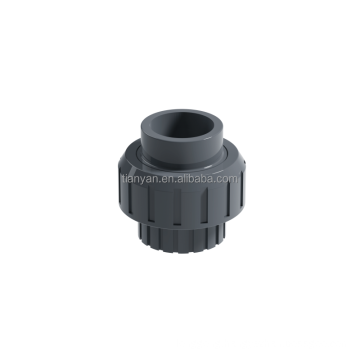 Factory price Manufacturer good quality PVC Fitting UPVC Rubber Joint plastic pipe fitting for Industry use grey color union